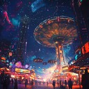 infuse cosmic carnival vibe into an exciting instrumental track