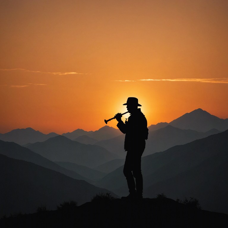 This piece captures the essence of a tranquil andean evening, blending serene flutes with the natural sounds of the high mountains, creating a reflective and intimate atmosphere that transports listeners to a peaceful dusk in the andes.