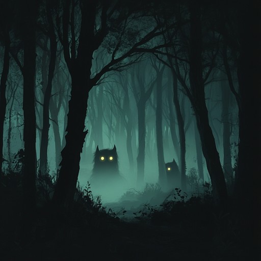 An intense exploration of a haunted forest, where whispering trees and eerie acoustics create an unsettling atmosphere. Perfect for invoking a sense of mystique and unease.