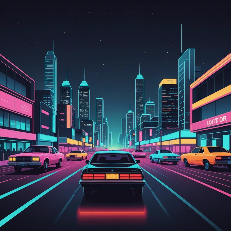 Infusing the relentless energy of aggressive beats with the sultry rhythms of chill jack swing, this track exemplifies a nocturnal adventure through the city's neon lit streets, where excitement clashes with a laid back vibe.