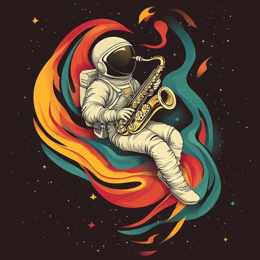 An instrumental journey that fuses trippy jazz house rhythms with cosmic sounds, featuring hypnotic saxophone melodies and pulsating beats, taking listeners on an ethereal groove through space and time.