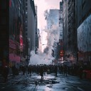 upbeat rhythm with rebellious urban street vibes