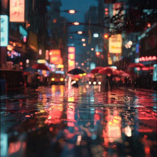 This track captures the essence of a rainy evening in the city, juxtaposing the melancholic sound of raindrops with the rhythmic flow of hip hop beats. It weaves a tapestry of memories, both sweet and sorrowful, evoking a sense of introspection and nostalgia.