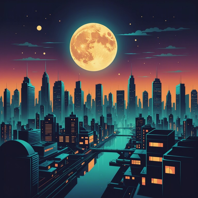 A seamless blend of the past and the future, this track captures the essence of a hip hop odyssey set against a backdrop of urban sprawl under the moonlight. Synths create a soundscape that is at once nostalgic and forward looking, celebrating the deep, resonant culture of hip hop while pushing boundaries with modern elements