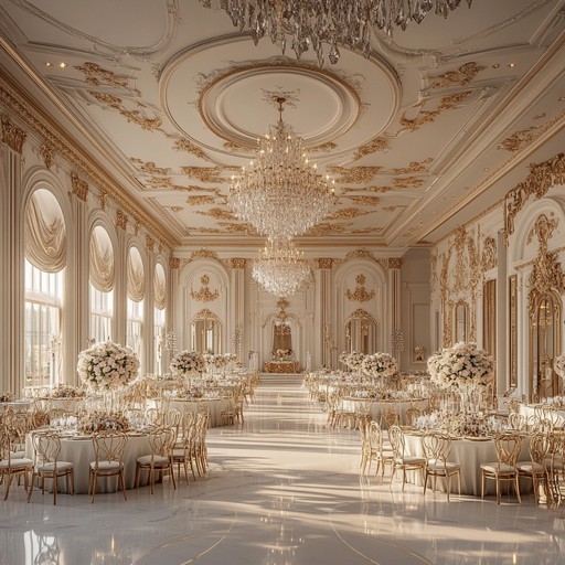 This instrumental piece blends elegant melodies with glamorous undertones, creating a sophisticated and enchanting atmosphere that captures the essence of high society gatherings and dazzling soirées.