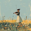 playful dance capturing sunlit meadows and joyous moments