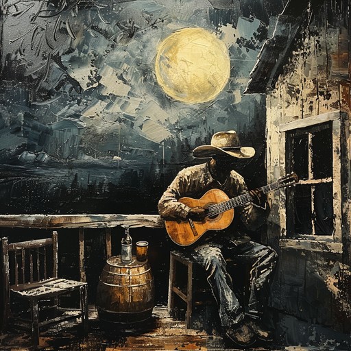 This melancholy instrumental captures the essence of a lonely night in the appalachian mountains, with the sound of a plaintive fiddle echoing through the misty hollows. The slow, mournful melody evokes a sense of longing and heartache, as if lamenting a lost love or a life left behind. The sparse arrangement leaves plenty of room for the emotion of the fiddle to shine through, with only a gentle acoustic guitar and a hint of mandolin to provide support. As the tune progresses, the intensity builds, with the fiddle playing increasingly urgent and passionate phrases, before finally fading away into the night.