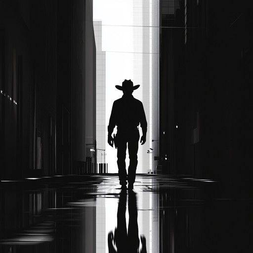 A unique fusion of urban and western sounds, capturing the essence of wandering modern cowboys navigating city streets. Expect driving beats paired with twangy guitars, creating an anachronistic yet cohesive soundscape. Perfect for evoking images of a lone figure against a backdrop of skyscrapers and open plains.