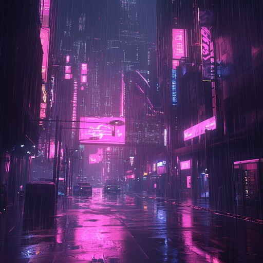 Immerse yourself in a nocturnal cityscape where neon lights flicker across rain soaked streets. This instrumental track combines deep bass lines with ethereal synth melodies, creating a sensual yet futuristic soundscape that evokes a sense of mystery and allure.