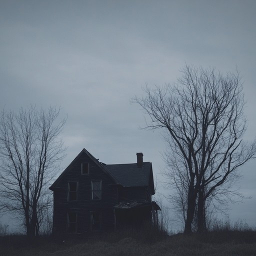 An instrumental composition weaving together haunting melodies and unsettling ambient sounds, evoking a sense of profound loneliness and eerie stillness in an abandoned place.