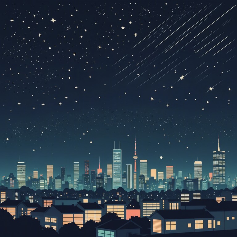 Immerse into a gentle dreamscape with subtle, airy vocals harmonizing over a soft synthetic melody, capturing the essence of a peaceful, starlit night in tokyo. Perfect for a serene listening experience or background music to inspire calm and creativity.