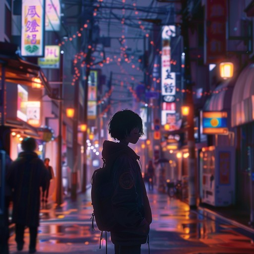 Evoking the spirited nightlife of tokyo's urban jungle, this instrumental track bursts with infectious energy and pulsating rhythms. Fervent melodies highlight the passionate pulse of the city, transporting listeners to a world of animated feelings and neon lights.