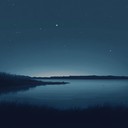 a relaxing piano piece capturing tranquility of a starlit night.