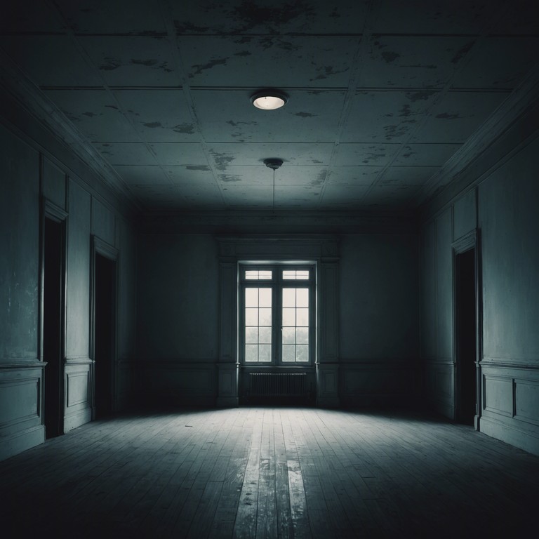 A more ambient version focusing on broader soundscapes that mimic the sounds one might attribute to paranormal activities in an old mansion. Featuring deeper bass notes and a slower tempo, providing a more profound sense of dread.