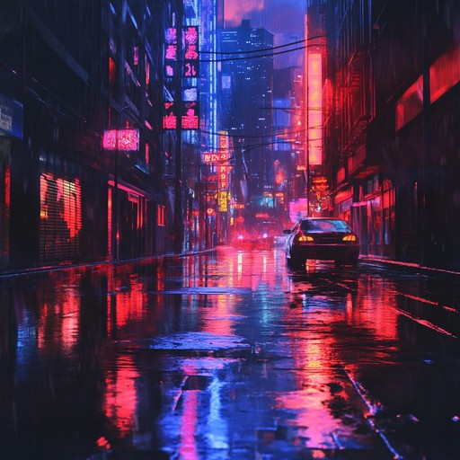 Experience the menacing ambience of a dystopian future as dark synths paint an auditory picture of an oppressive cityscape. The track layers mechanical rhythms and pulsating tones, enveloping listeners in a cyber noir atmosphere filled with mechanical dread and electrified tension