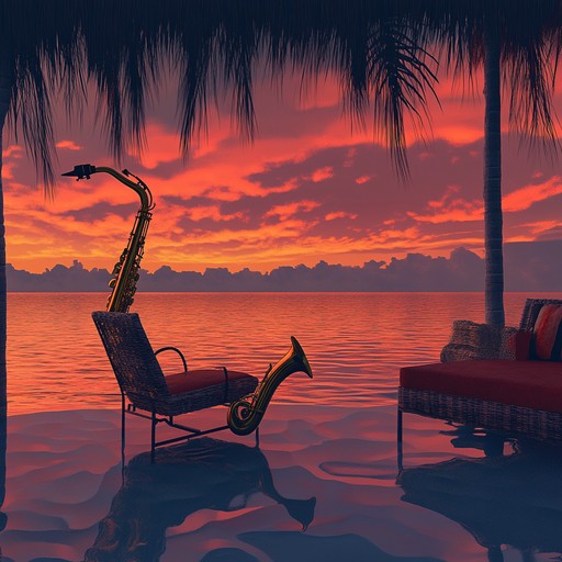 Imagine yourself at a seaside retreat during a golden sunset. The warm jazz tunes fill the air, blending harmoniously with the sound of gentle waves. Smooth piano chords and tender saxophone melodies set a mood of profound relaxation and peace, providing the perfect end to a breezy, sun soaked day.