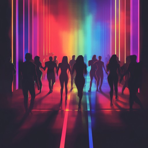 A high energy edm track featuring bright, pulsing neon synths and dynamic beats that will get any dance floor moving. The vibrant melodies and infectious rhythms create a euphoric and electrifying atmosphere perfect for late night parties and festivals.