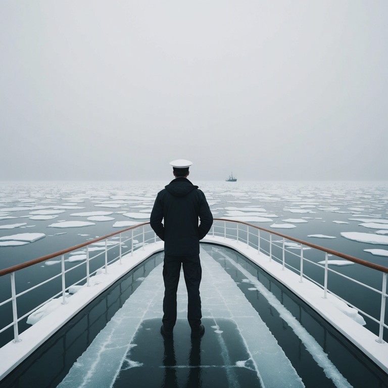 This composition captures the haunting melancholy of a russian sailor gazing out over icy, unforgiving seas. Each melodic line reflects the emotional weight of solitude and yearning for distant loved ones, with the vast arctic expanses serving as both a mesmerizing and chilling backdrop.