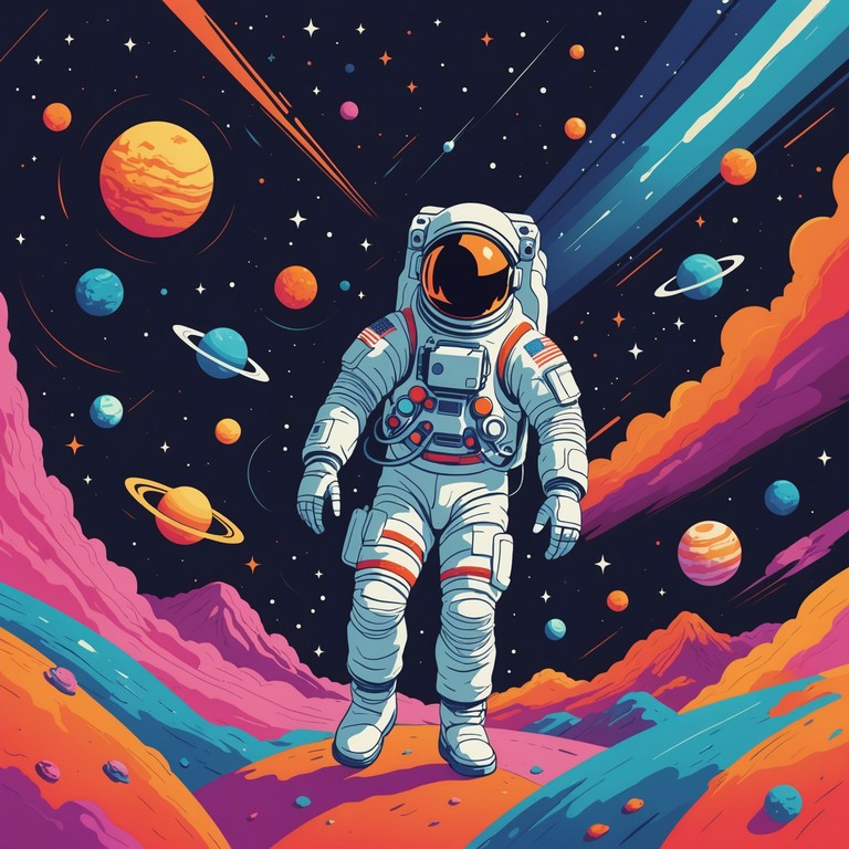 Imagine soaring through the nebulae and star clusters, each note bringing you deeper into the unknown realms of both space and mind; this song captures the essence of a psychedelic space odyssey.