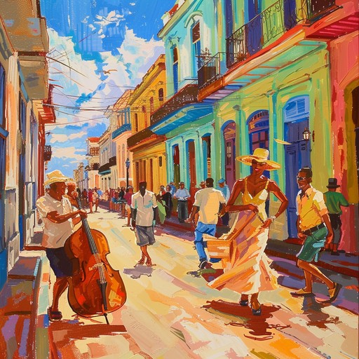 This track combines lively, playful melodies with the rhythmic percussion of traditional cuban music, evoking a whimsical stroll through the vibrant streets of old havana. With elements of nostalgia and joy blended into the composition, it paints a sonic picture of historical charm and infectious energy.