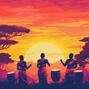 majestic rhythms blend with afrobeat grooves in vibrant celebration