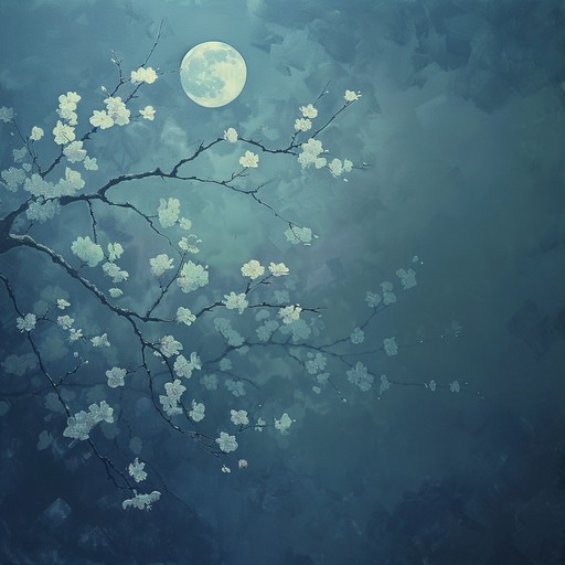 A captivating instrumental piece that weaves the magic of moonlit cherry blossoms with lush ambient pop textures. Featuring the soft plucking of a koto intertwined with gentle synth layers and a smooth electronic beat, the track evokes a tranquil yet seductive atmosphere, ideal for romantic anime scenes.