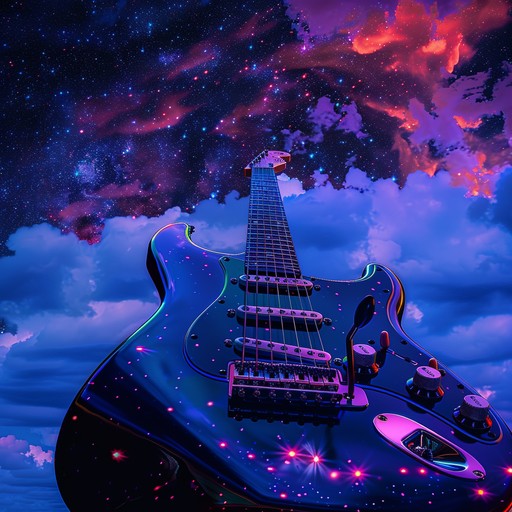 Experience a powerful instrumental journey with towering electric guitar solos, backed by thunderous drums and rich bass lines. This track evokes a sense of triumph and exhilaration, taking listeners to celestial heights where rock reigns supreme.