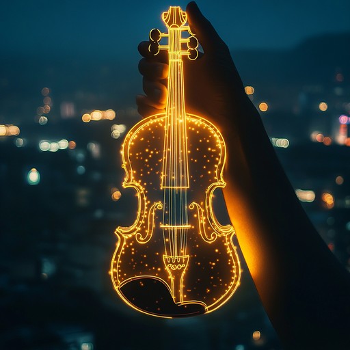 A hiphop track blending passionate violin with powerful beats, creating an energetic and emotional journey through sound.