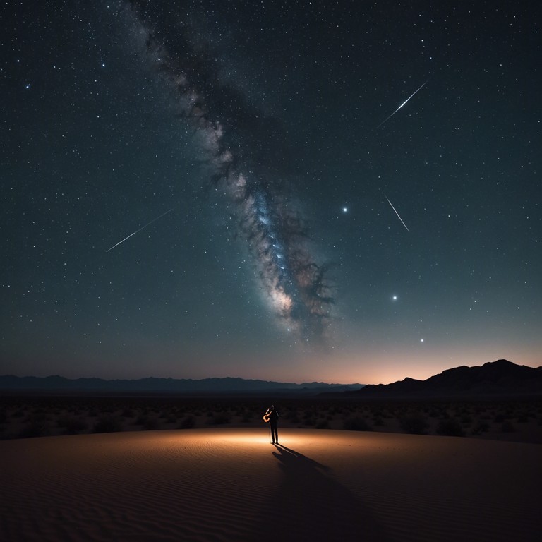 In this captivating composition, the haunting melodies of a duduk weave through the cool, nocturnal air of an ancient desert landscape. The instrumental piece embodies the mystery and solitude of vast sands under a starlit sky, merging armenian folk roots with ethereal soundscapes.