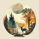 a playful and whimsical tune that evokes images of magical creatures dancing in an enchanted woodland