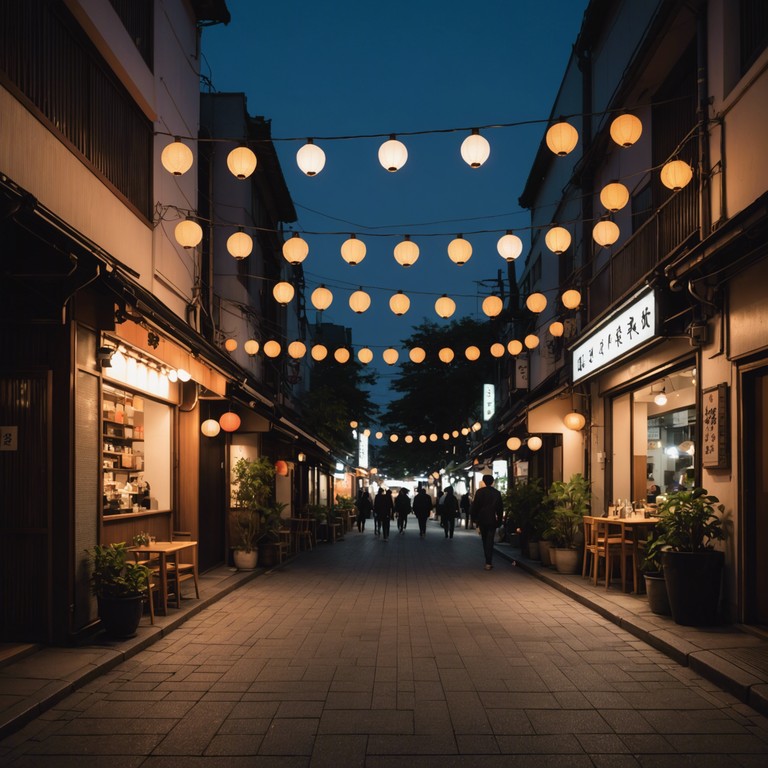 Imagine a scene where neon lights and joyous melodies blend over the energetic pulse of shibuya, creating a vibrant, playful soundscape that captures the youthful spirit of tokyo.