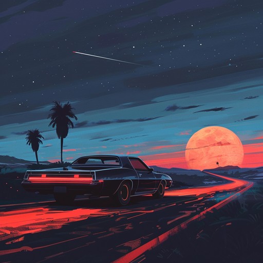 Experience a shimmering track that encapsulates the essence of a late-night drive under city lights. The sound is a blend of smooth, sultry bass lines and rhythmic lo-fi beats, creating an enveloping atmosphere of urban exploration and introspective moments.