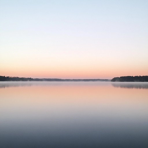 In this composition, the piano captures the serene beauty of dawn glinting over a tranquil sea. Soft, repetitive chords mimic the gentle lapping of water, building progressively toward a crescendo that reflects the sun's rays expanding across the horizon. The calming influence of the piece provides a meditative quality, ideal for early morning reflection or relaxation.