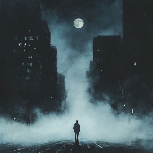 An eerie r&b instrumental with haunting melodies and atmospheric sounds. The track features a slow beat with echoing instruments, evoking the feeling of being alone in dark, empty places. The music builds tension with mysterious sounds and echoes, creating an unsettling yet captivating atmosphere.