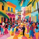 bright melodies ignite spirits, awakening dance and celebration energy