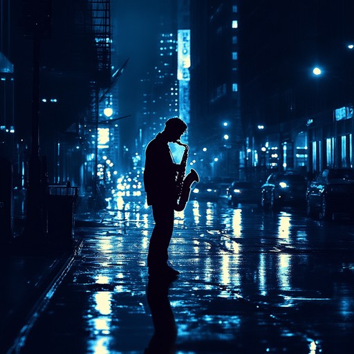 An instrumental track that seamlessly fuses smooth jazz melodies with mellow house beats, evoking the serene atmosphere of quiet city streets at night.