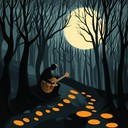 funky dark folk instrumental with haunting melodies and groovy rhythms