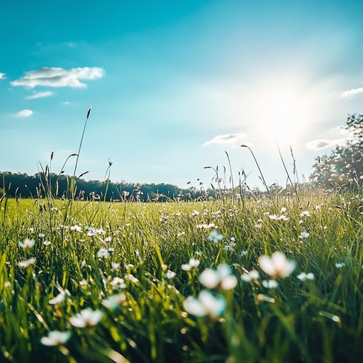 An instrumental piece featuring soothing guitar tunes that evoke the serene sensation of an idyllic afternoon spent in a blooming meadow. Delicate melodies and subtle harmonies flow effortlessly, providing a backdrop for relaxation and peaceful contemplation.