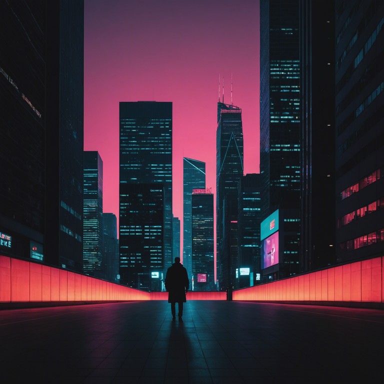 Imagine a soundscape where neon lights meet the intimate allure of torch songs, styled with futuristic synths that paint a vivid picture of a late night urban setting. The music slowly envelopes the listener, blending warm, vintage vocals with crisp, modern electronic layers, creating a contrasting yet harmonious atmosphere.