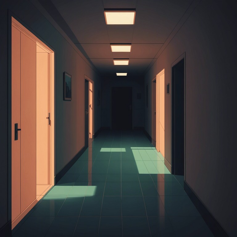 The track starts with a slowly building, persistent stomp rhythm that is accompanied by eerie, atmospheric sounds, simulating the sensation of ominous shadows moving in a dimly lit room. Fuse this with sudden sharp acoustic claps that mimic unpredictable, heart stopping moments creating an unnerving musical journey.