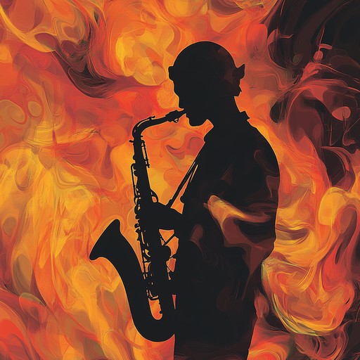 A high octane instrumental jazz piece featuring fiery saxophone solos, relentless drum beats, and bold brass sections. Drawing inspiration from avant garde jazz, it combines improvisation and dissonance to create a powerful and energetic soundscape that pushes the boundaries of traditional jazz.