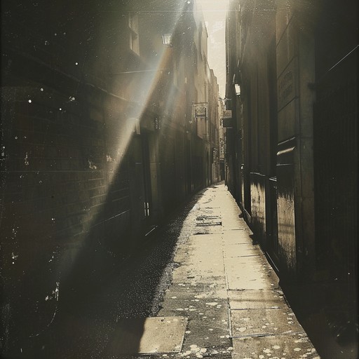 Diving into the shadowed alleyways of old london, this haunted instrumental uk jack swing track combines rhythmic grooves with unsettling melodies. Echoes of ghostly whispers weave through snappy beats, creating an atmosphere both chilling and entrancing. Imagine vintage street lamps casting long shadows on cobblestone streets as mysterious figures move to the eerie cadence.