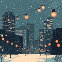 smooth urban sounds blending with holiday cheer and warmth