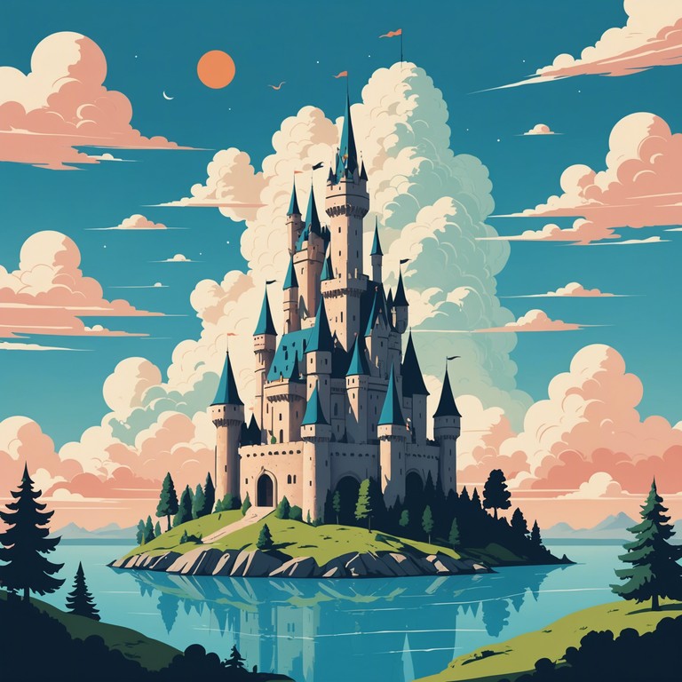 In this track, the music encapsulates the wonders of a mystical castle, full of enchanted rooms and mysterious corridors. Lush melodies and playful orchestrations create a vivid soundscape, perfect for stimulating a child's imagination.