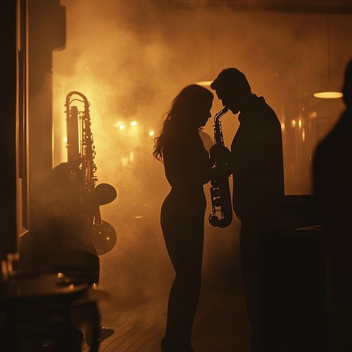 A sultry tune inspired by the smoky lounges of the 1950s, blending smooth saxophone lines with soft piano chords and gentle brush drums. The music sways and whispers, embodying the essence of clandestine love affairs and moonlit rendezvous. Each note is designed to transport listeners to a dimly lit lounge where shadows dance on the walls and emotions run deep.