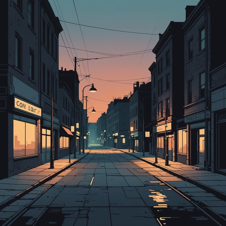 This track features deep, reverberating synths with a slow, deliberate tempo capturing the essence of nostalgia mixed with a touch of darkness. The music evokes images of deserted streets in a forgotten city, with each note echoing the stories of the past.