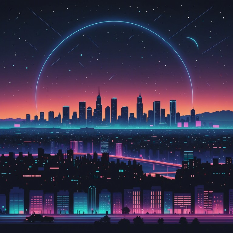 Immerse yourself in a soothing journey through vibrant, neon lit cityscapes evoking nostalgia and futuristic dreams. The music captures the essence of a serene night drive with a soundscape filled with lush synths and a steady, pulsing rhythm.