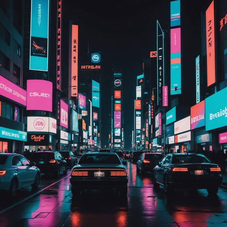 This track harnesses the energy of neon lights and digital dreams, incorporating fast paced rhythms and vivid synth melodies to produce an immersive auditory experience. Perfect for invigorating listeners with a taste of a cybernetic soundscape.