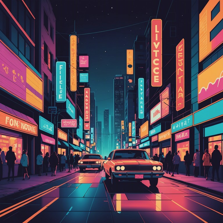 A dynamic and confident track that embodies the eclectic vibrancy of a bustling city night life. The sound captures the essence of urban exploration mixed with flashes of neon lights and a sense of unstoppable energy.