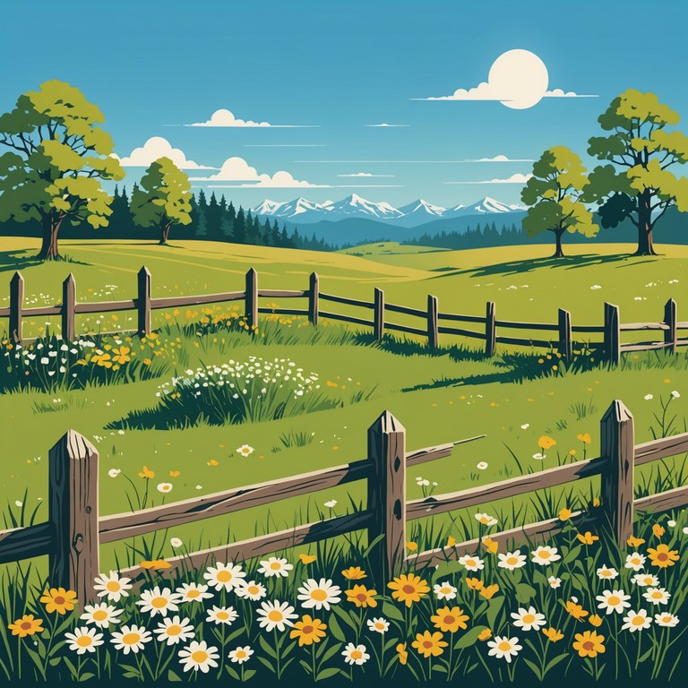 This instrumental track features a lighthearted and cheerful melody, perfect for conveying the joy and carefreeness of a playful folk song. Imagine dancing freely in vibrant, sunny meadows, surrounded by the beauty of nature and the sound of laughter. The music's lilting rhythms and gentle harmonies create an atmosphere of warmth and nostalgia, ideal for uplifting the spirit and celebrating simple pleasures.